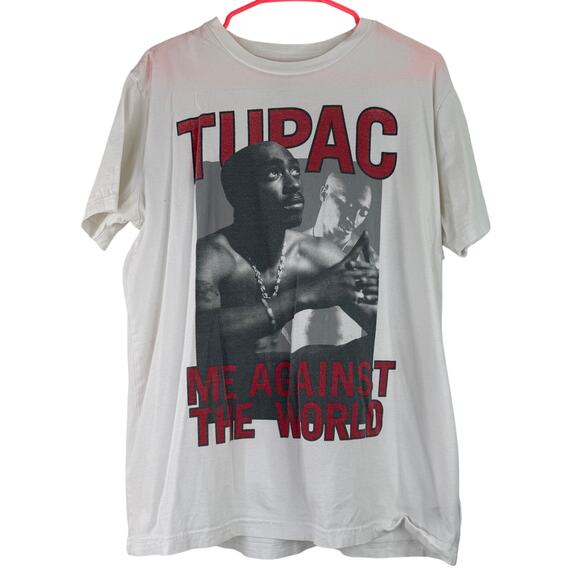 American Eagle Tailgate Tupac Me Against The World T-Shirt Size Medium - Picture 1 of 6